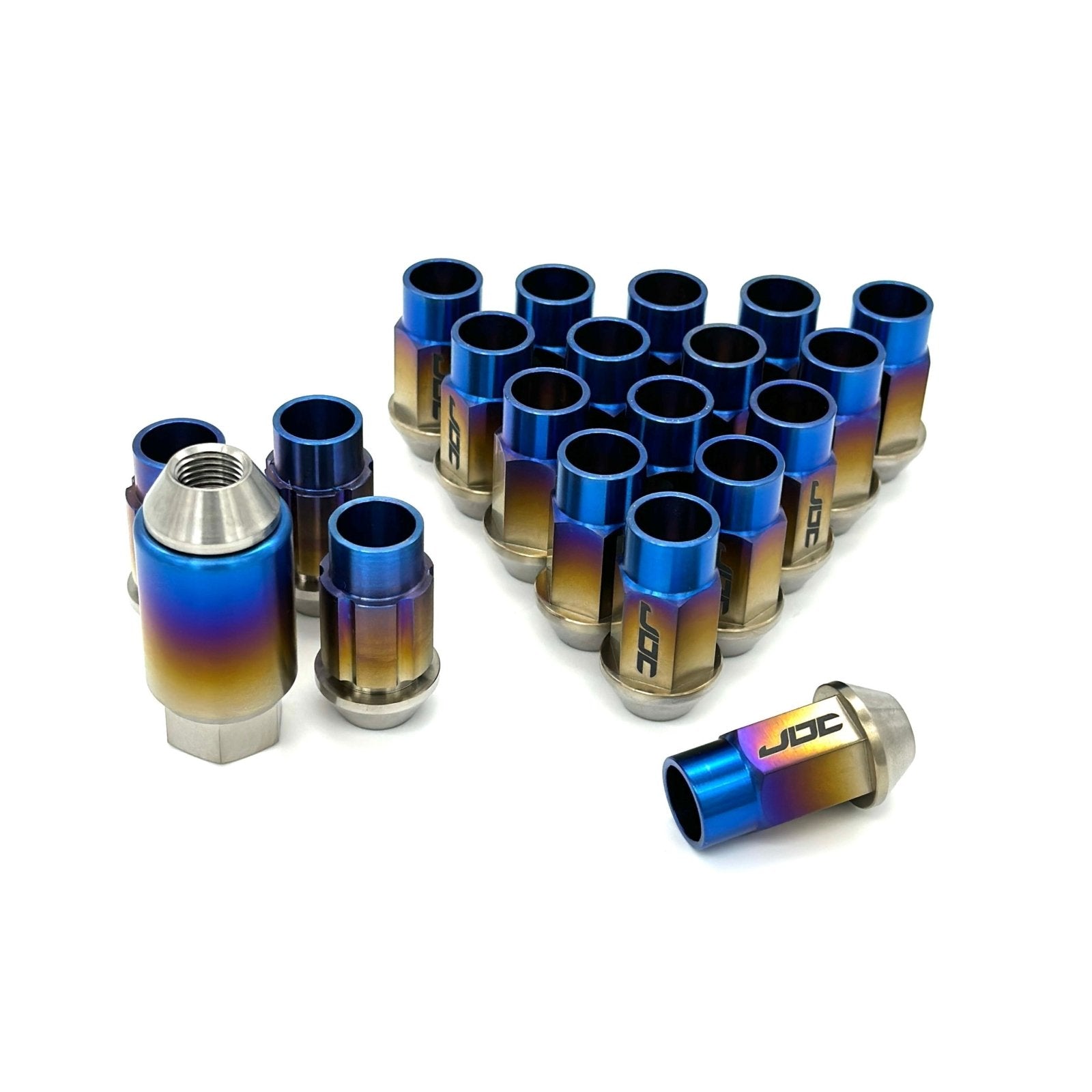 JDC Titanium Open - End Lug Nuts M12x1.25mm - JD Customs U.S.A