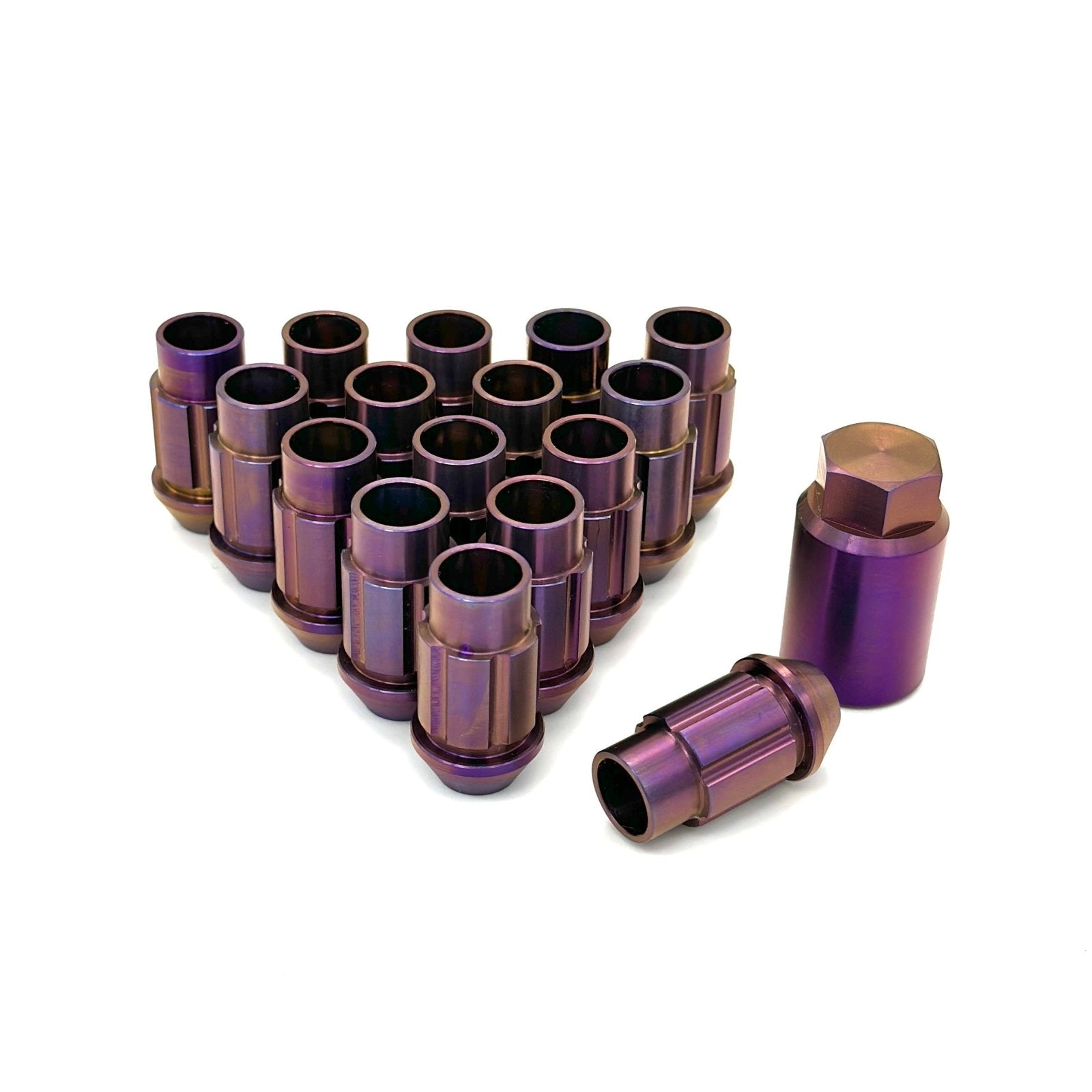 JDC Titanium Open - End Lug Nuts (Universal) - JD Customs U.S.A