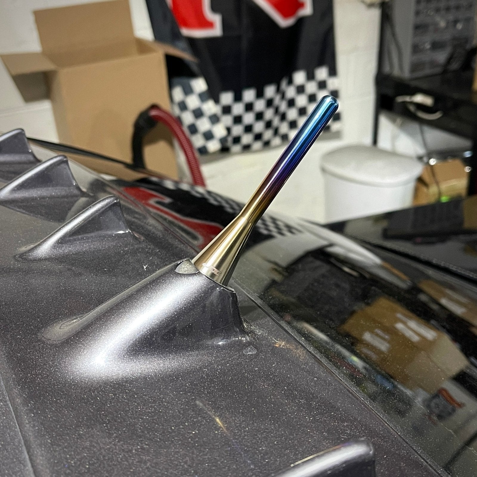 JDC Titanium Shorty Antenna (Evo 7/8/9) - JD Customs U.S.A