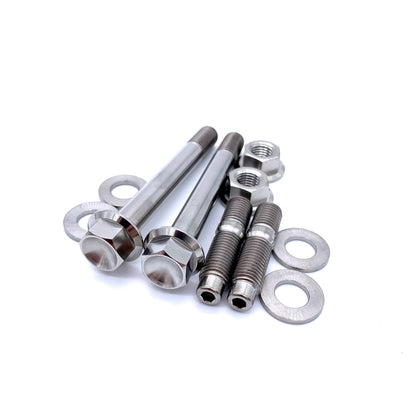 JDC Titanium Turbo to Manifold Hardware Kit for FP Manifolds (Evo 4 - 9/DSM) - JD Customs U.S.A