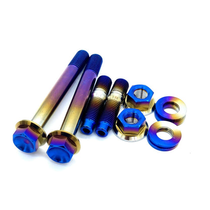 JDC Titanium Turbo to Manifold Hardware Kit for FP Manifolds (Evo 4 - 9/DSM) - JD Customs U.S.A