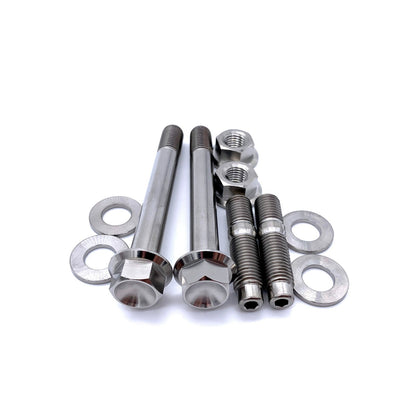 JDC Titanium Turbo to Manifold Hardware Kit for FP Manifolds (Evo 4 - 9/DSM) - JD Customs U.S.A