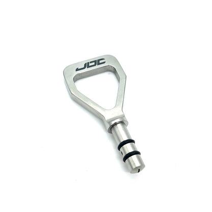 JDC Titanium V1 Oil Dipstick Handle (Evo 7/8/9/X/DSM) - JD Customs U.S.A