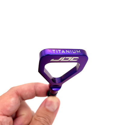 JDC Titanium V1 Oil Dipstick Handle (Evo 7/8/9/X/DSM) - JD Customs U.S.A