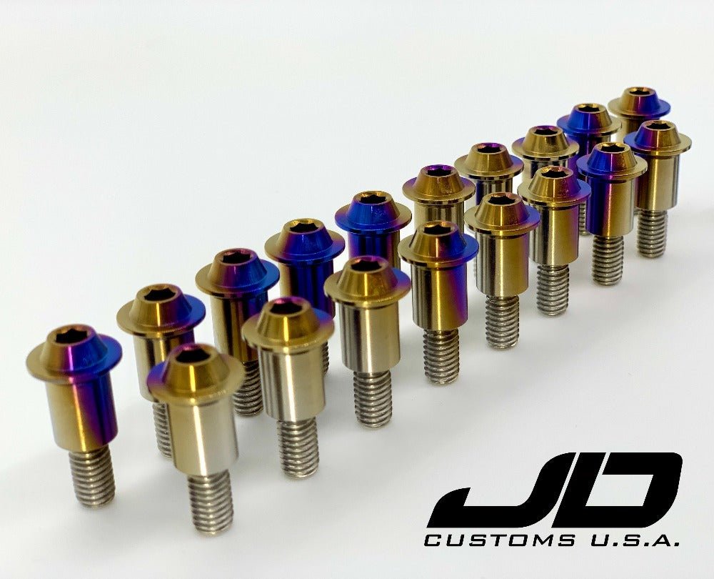 JDC Titanium Valve Cover Hardware Replacement Kit (Evo X) - JD Customs U.S.A