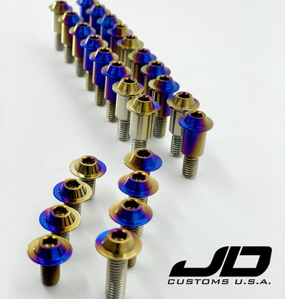 JDC Titanium Valve Cover Hardware Replacement Kit (Evo X) - JD Customs U.S.A