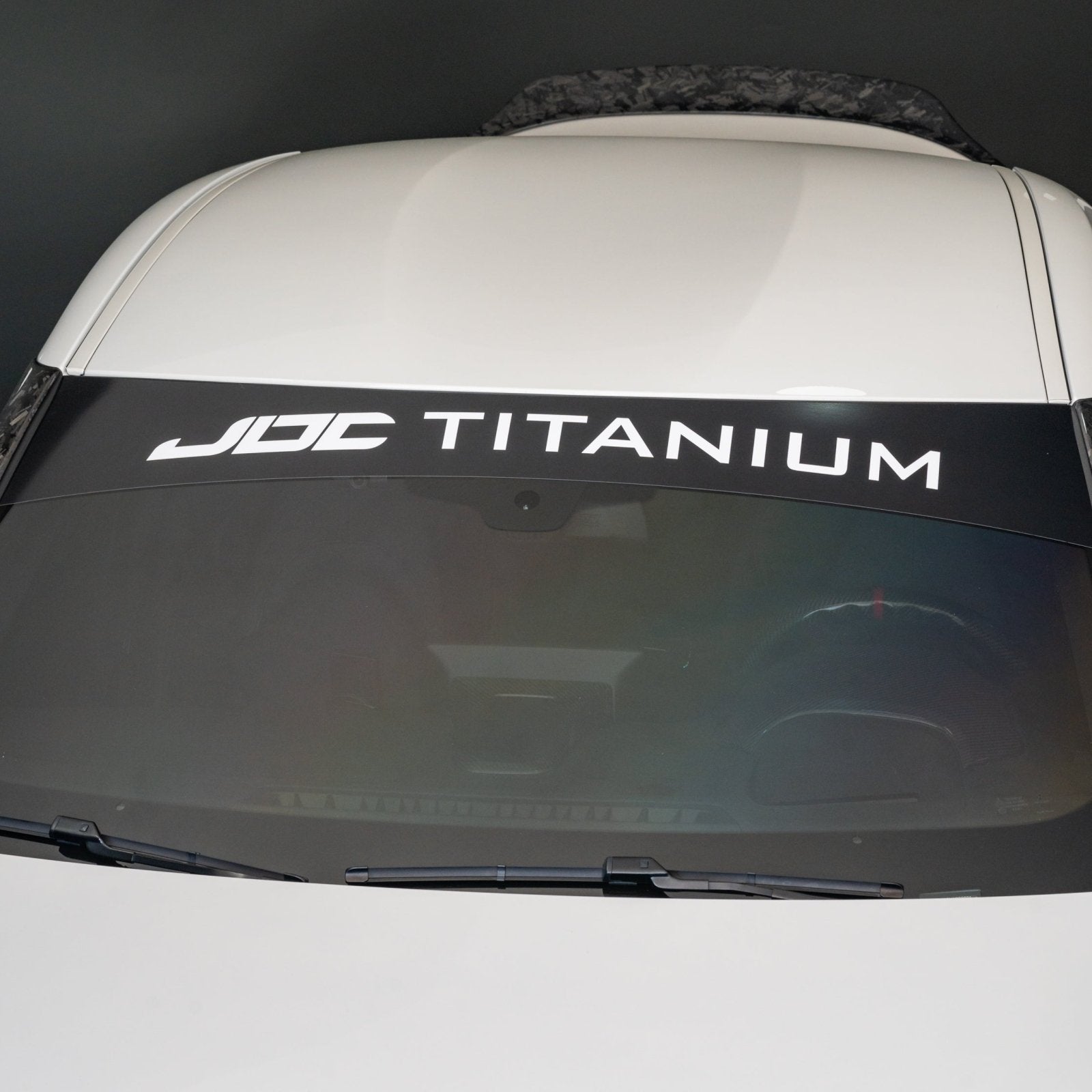 JDC Titanium Windshield Banner (Universal) - JD Customs U.S.A