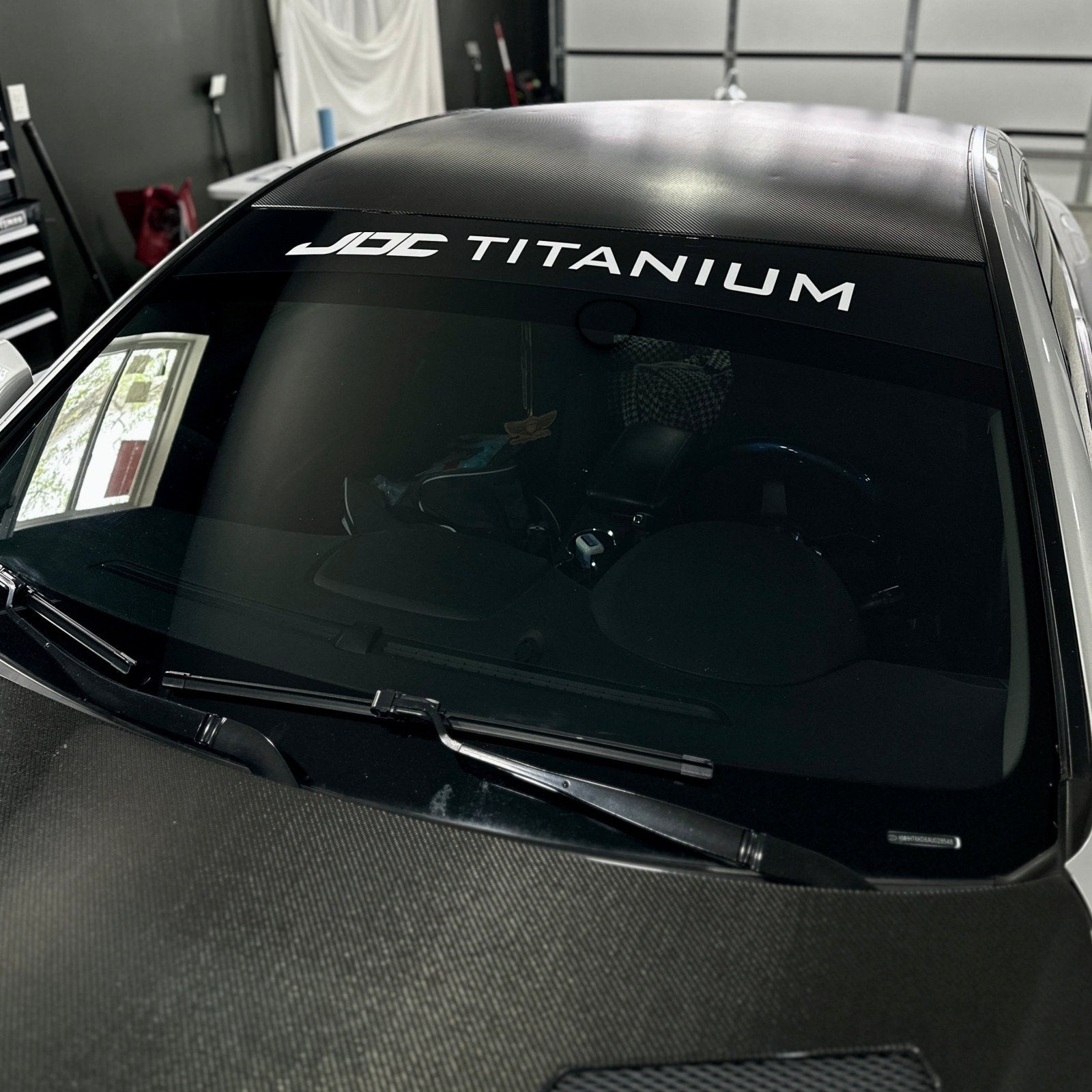 JDC Titanium Windshield Banner (Universal) - JD Customs U.S.A