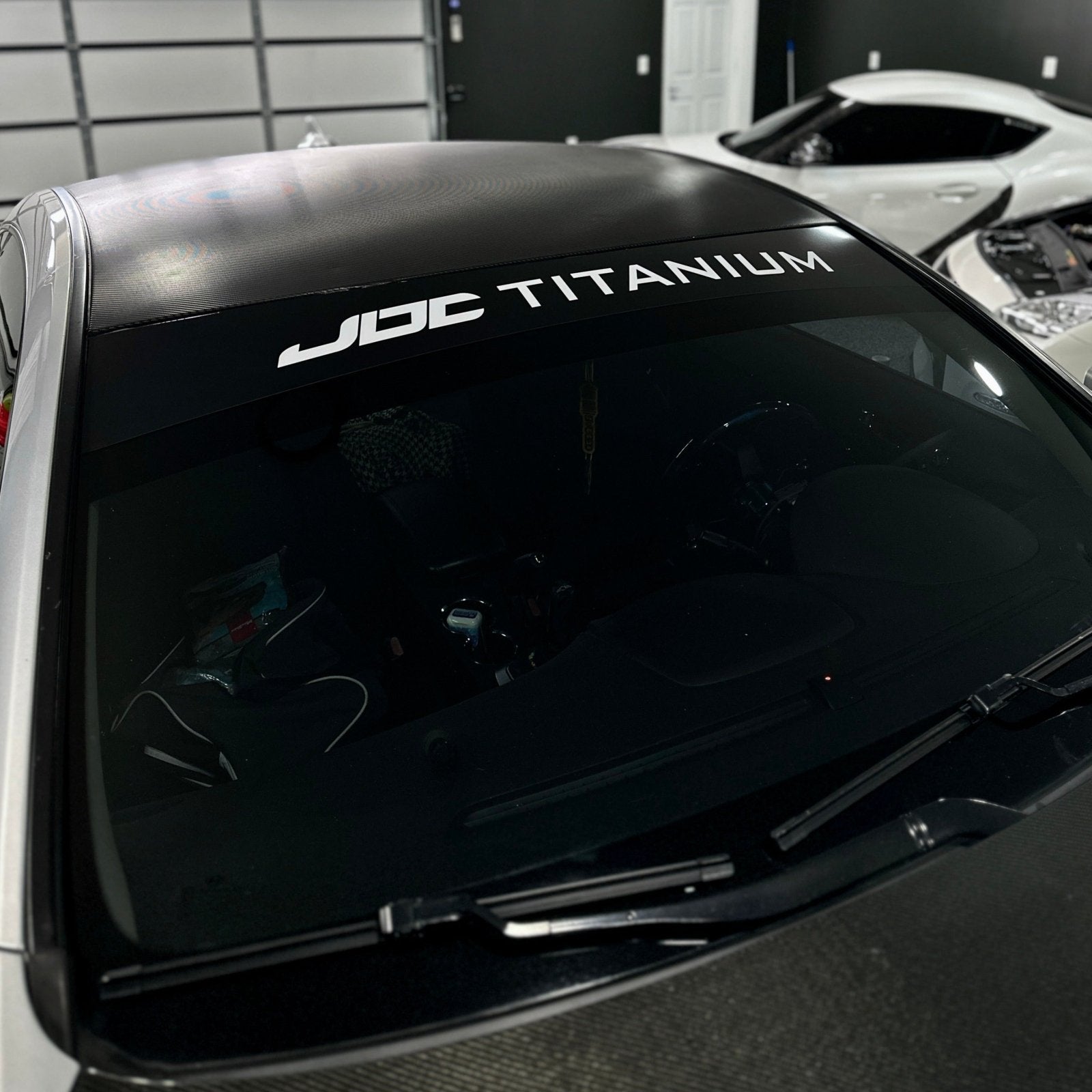 JDC Titanium Windshield Banner (Universal) - JD Customs U.S.A