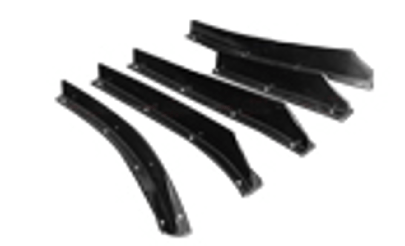 JDC Varis Style Carbon Fiber Rear Diffuser Canards (12 - 16 R35 GT - R) - JDC Body