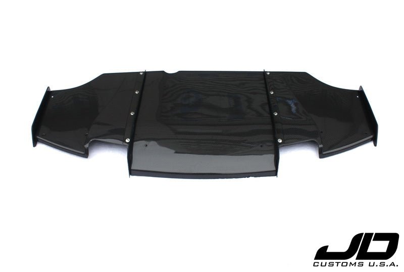 JDC Varis Style Carbon Fiber Rear Diffuser (Evo X) - JDC Body