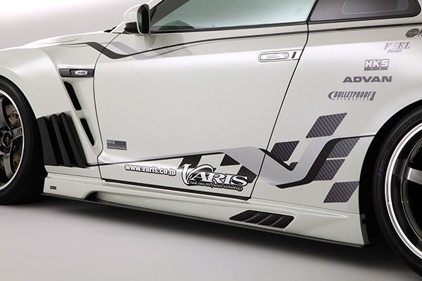 JDC Varis Style Carbon Fiber Side Skirts (09 - 21 R35 GT - R) - JDC Body