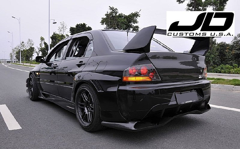 JDC Voltex Style Carbon Fiber Rear Diffuser (Evo 7/8/9) - JDC Body