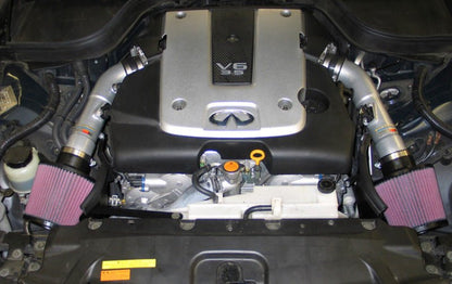 K&N Dual Silver Typhoon Short Ram Intakes (Infiniti G35) - K&N Engineering