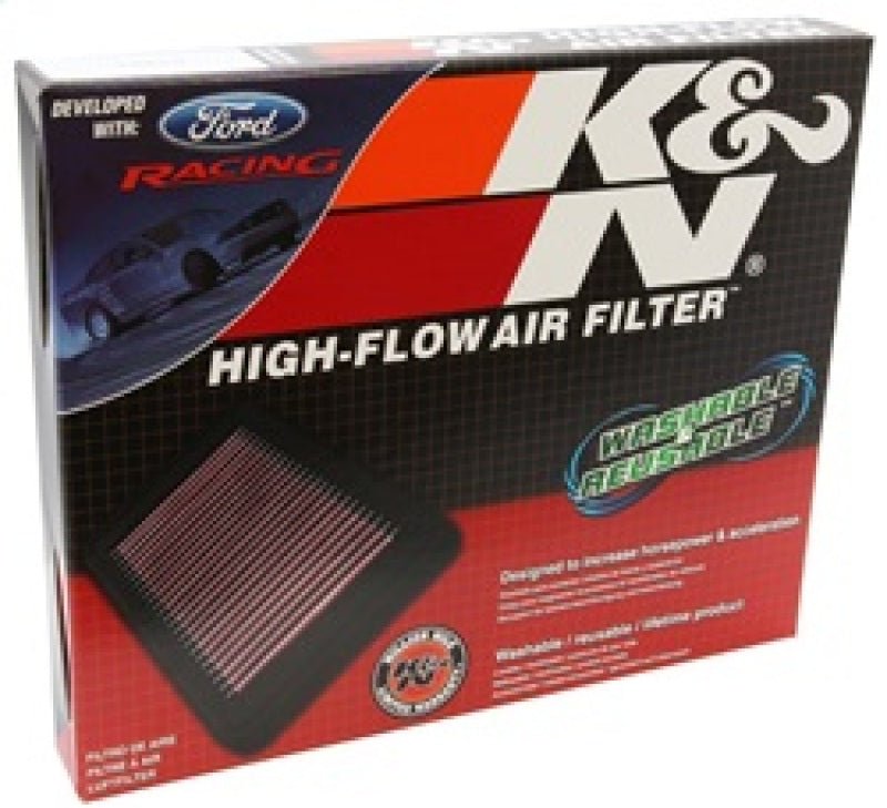K&N Replacement Air Filter (10 - 14 Ford Mustang) - K&N Engineering