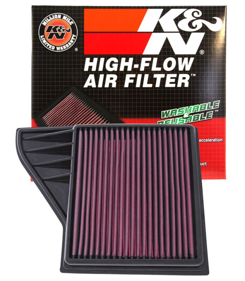 K&N Replacement Air Filter (10 - 14 Ford Mustang) - K&N Engineering