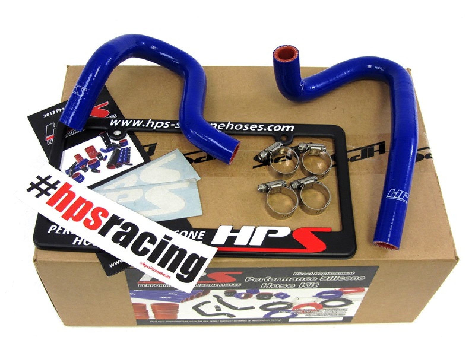 HPS Reinforced Blue Silicone Heater Hose Kit Coolant for Hyundai 10-14 Genesis Coupe 2.0T Turbo 4Cyl