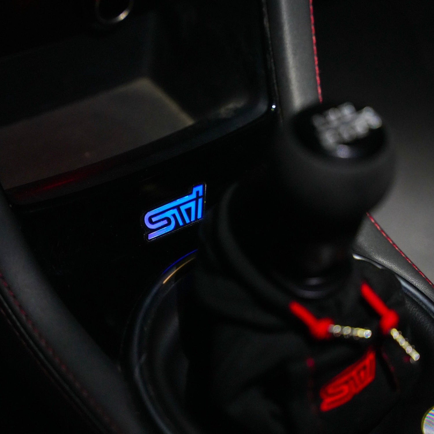 Lit Logos STI Shifter Trim Badge 2008 - 2021 STI - Lit Logos