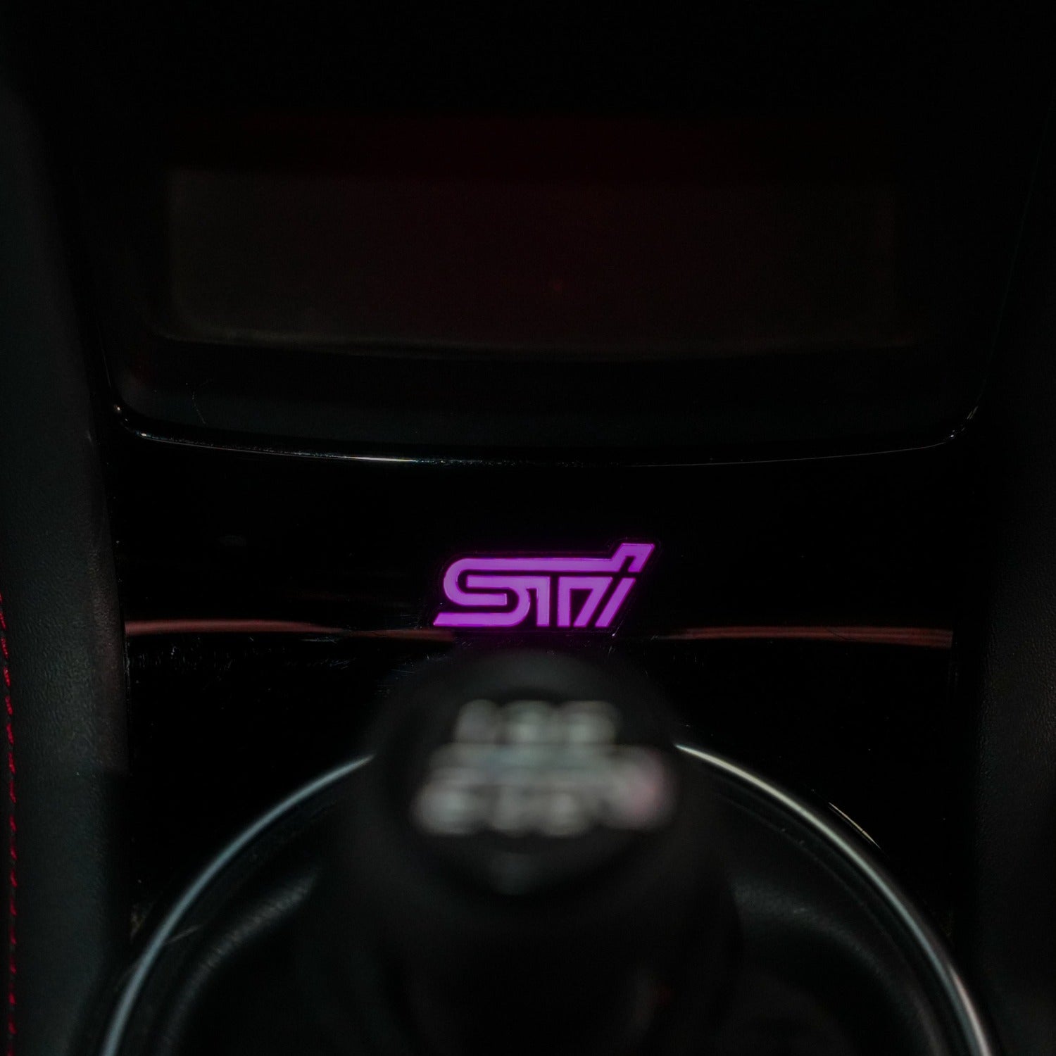 Lit Logos STI Shifter Trim Badge 2008 - 2021 STI - Lit Logos