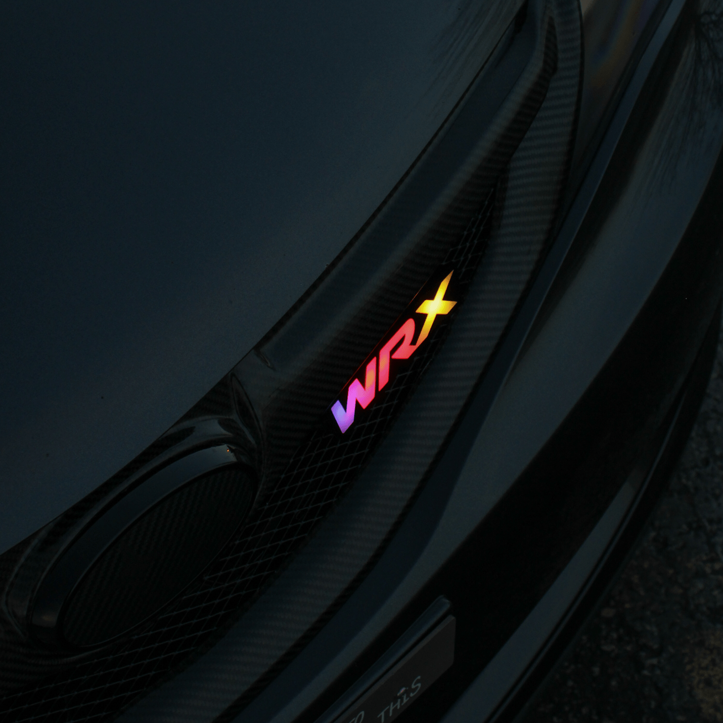 Lit Logos WRX Grill Badge - Lit Logos