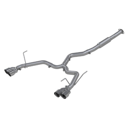 MBRP Race Version 3in Dual Split Rear Exit w/ 3.5in Tips - T304 (15 - 19 WRX 2.0L/STI 2.5L) - MBRP