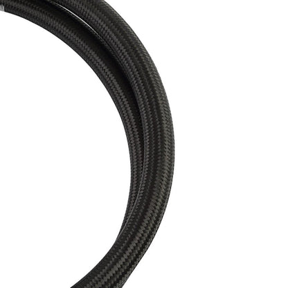 Mishimoto 10Ft Stainless Steel Braided Hose w/ - 12AN Fittings - Black - Mishimoto