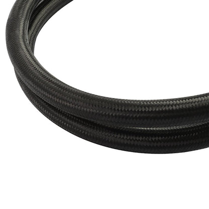 Mishimoto 15Ft Stainless Steel Braided Hose w/ - 12AN Fittings - Black - Mishimoto