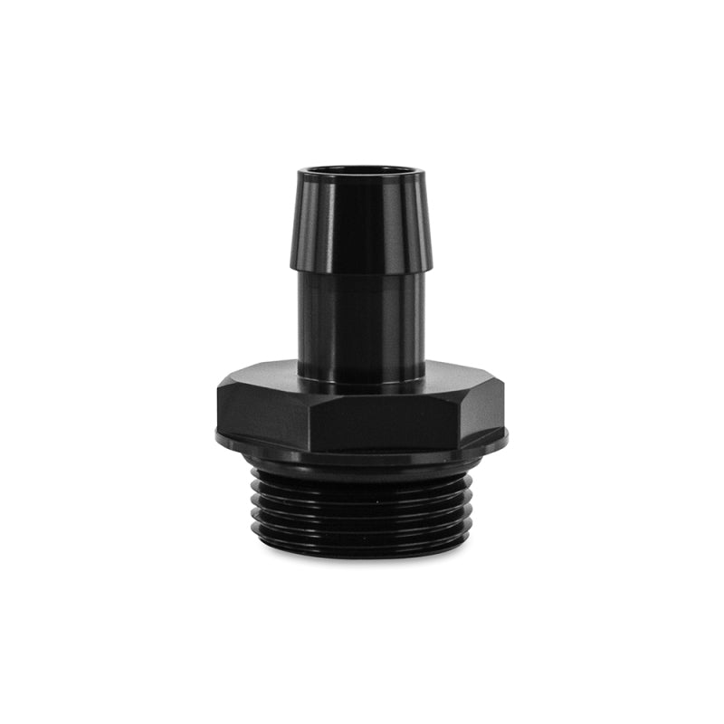 Mishimoto - 16ORB to 3/4in. Hose Barb Aluminum Fitting - Black - Mishimoto