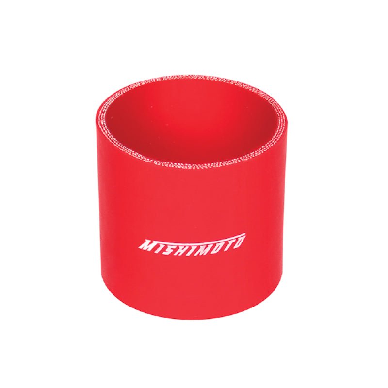 Mishimoto 2.5 Inch Red Straight Coupler - Mishimoto