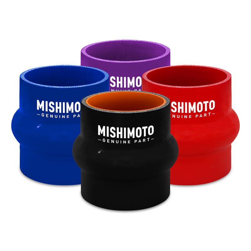 Mishimoto 2.5in Black Hump Hose Coupler - Mishimoto