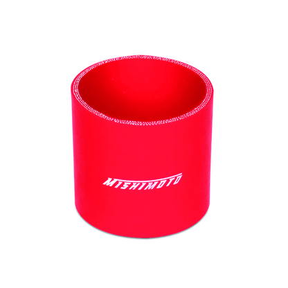 Mishimoto 3.0 Inch Red Straight Coupler - Mishimoto