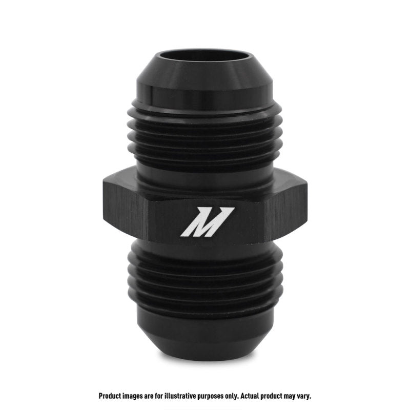 Mishimoto Aluminum - 4AN Union Fitting - Black - Mishimoto