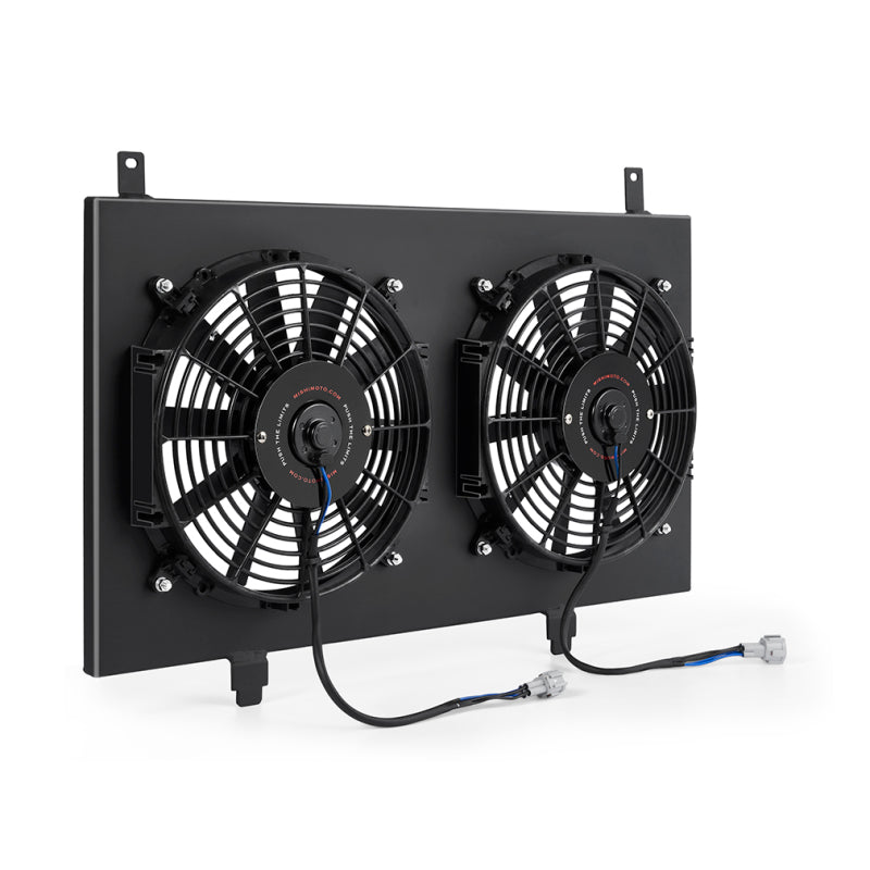 Mishimoto Aluminum Fan Shroud Black (Nissan 350Z) - Mishimoto