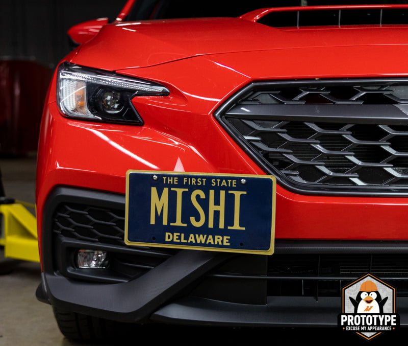 Mishimoto License Plate Relocation Kit (2022+ Subaru WRX) - Mishimoto