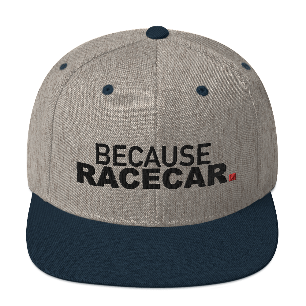 JDC "Because Racecar." Snapback Hat