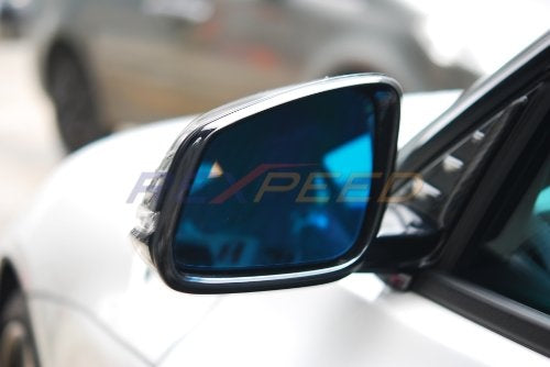 Espejos azules polarizados Rexpeed con antivaho calentado y monitoreo de punto ciego Rexpeed (MK5 Supra)
