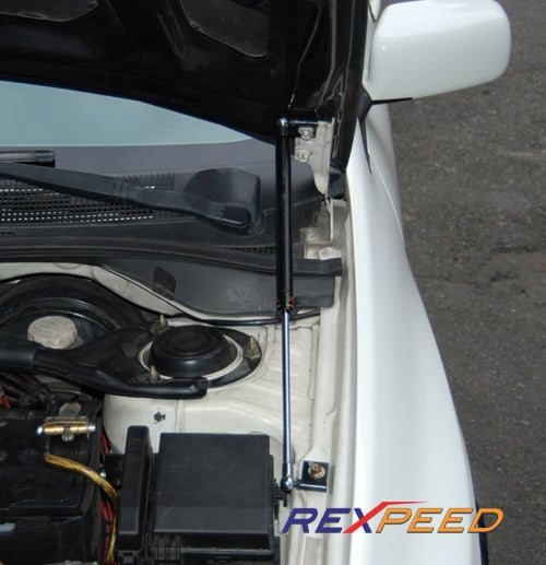 Rexpeed Carbon Fiber Hood Dampers (Evo 7-9) - JD Customs U.S.A