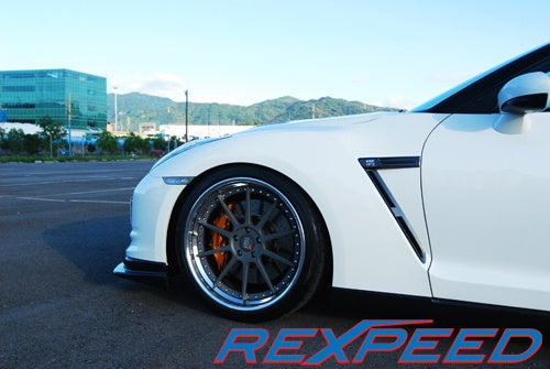 Rexpeed Dry Carbon Fiber Emblem Cover (08-14 GT-R) - JD Customs U.S.A