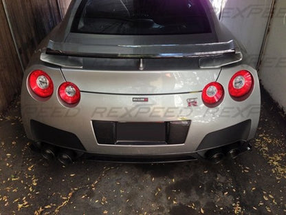 Rexpeed Dry Carbon Exhaust Tips (GT-R R35) - JD Customs U.S.A