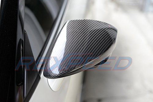 Rexpeed GTR R35 M-Style Dry Carbon Mirror Covers - JD Customs U.S.A