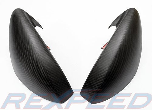 Rexpeed GTR R35 M-Style Dry Carbon Mirror Covers - JD Customs U.S.A