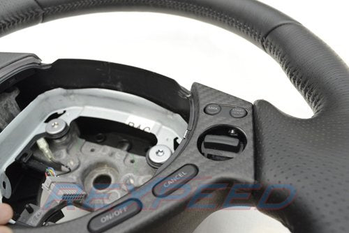 Rexpeed R35 GT-R Dry Carbon Fiber Steering Wheel Cover (2009-2017 GT-R) - JD Customs U.S.A