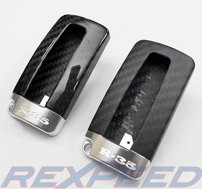 Rexpeed R35 GT-R Carbon Fiber Key Fob Cover - JD Customs U.S.A