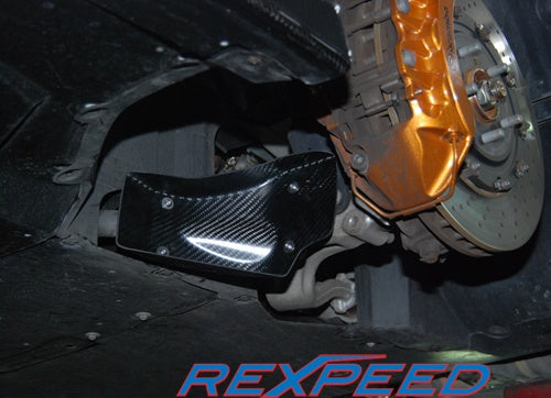 Rexpeed Dry Carbon Fiber Brake Cooling Guides (R35 GT-R) - JD Customs U.S.A
