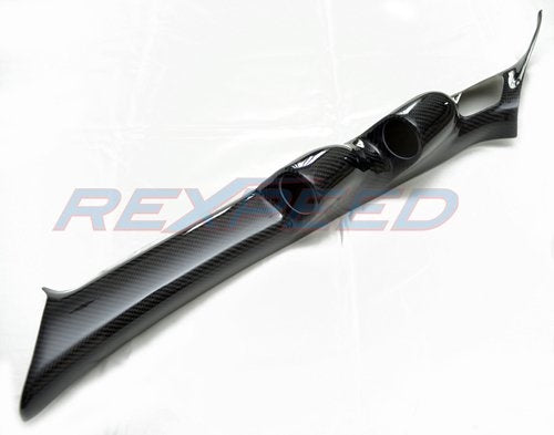 Rexpeed Carbon Fiber Pillar Double Gauge Pod (Evo 7/8/9)