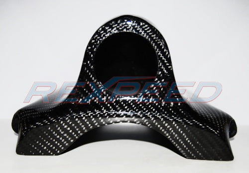 Rexpeed Carbon Fiber Steering Wheel Single Gauge Pod (Evo X)