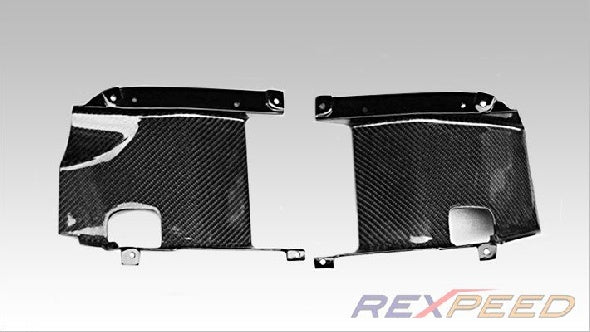 Paneles laterales del intercooler de fibra de carbono Rexpeed (Evo X)