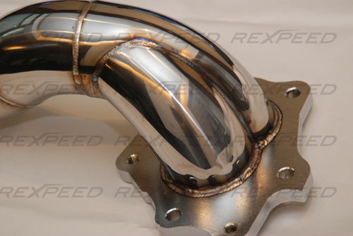 Rexpeed Stainless O2 Downpipe (Evo X)