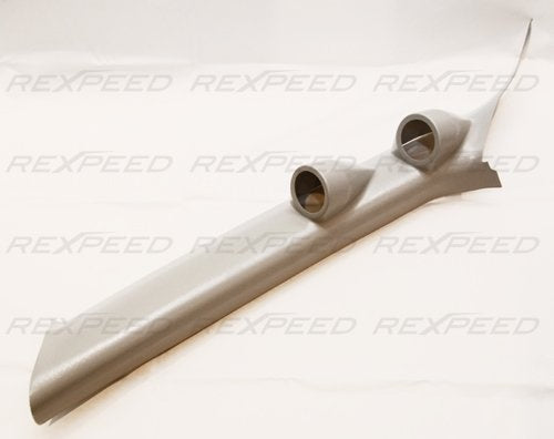 Rexpeed ABS Pillar Double Gauge Pod (Evo X)