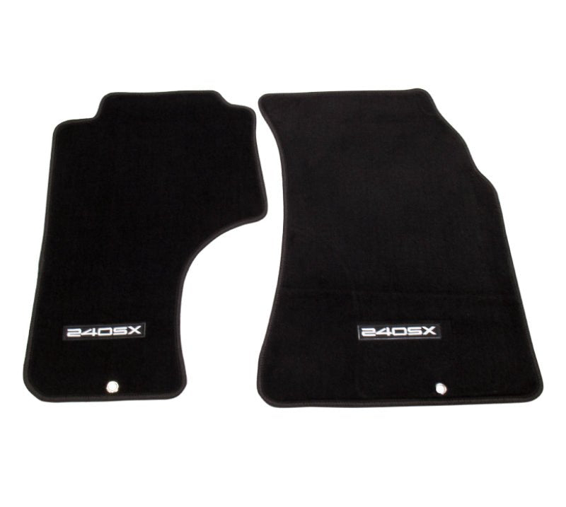 NRG Floor Mats (240SX Logo) - 2pc. (89 - 98 Nissan 240SX) - NRG